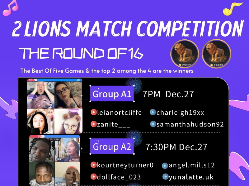 Event 3 2 Lions Match Competition